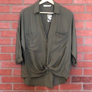 New WOT Button blouse